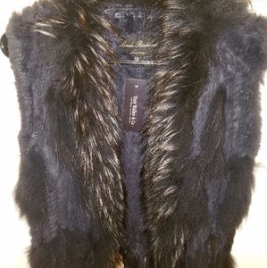 Rex Rabbit/Racoon Fur Vest